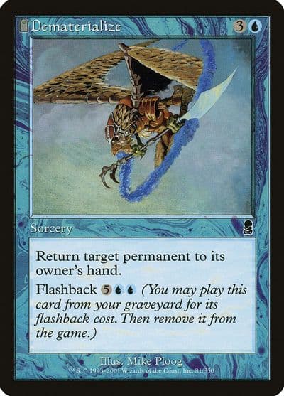 Dematerialize Odyssey Magic card