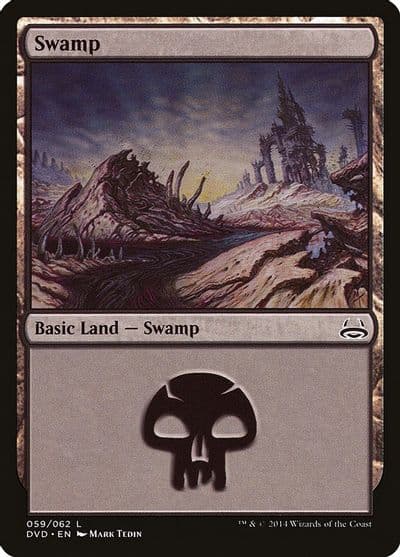 Swamp 059 DVD Duel Decks: Anthology Magic card