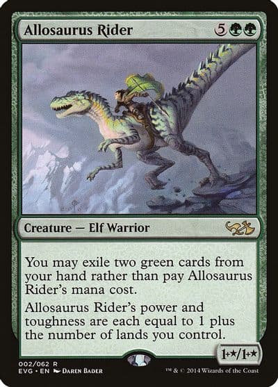 Allosaurus Rider Duel Decks: Anthology Magic card