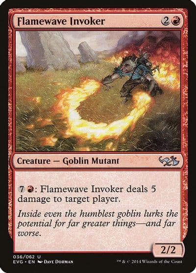 Flamewave Invoker EVG Duel Decks: Anthology Magic card