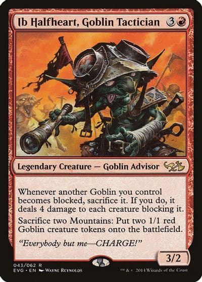 Ib Halfheart Goblin Tactician Duel Decks: Anthology Magic card