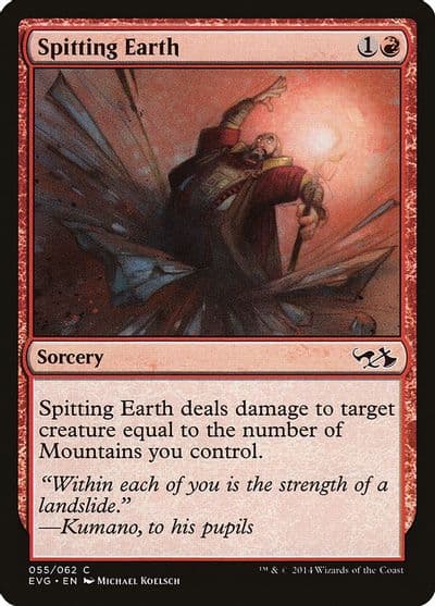 Spitting Earth Duel Decks: Anthology Magic card