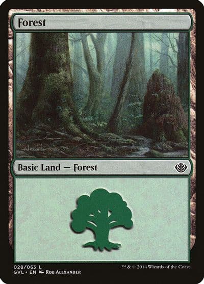 Forest 028 GVL Duel Decks: Anthology Magic card