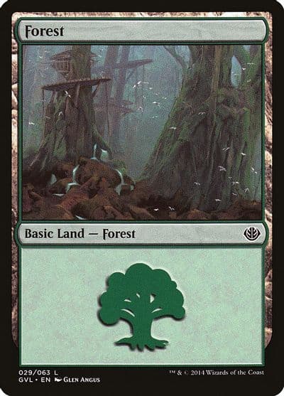 Forest 029 GVL Duel Decks: Anthology Magic card
