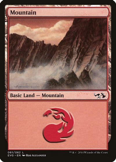 Mountain 061 EVG Duel Decks: Anthology Magic card
