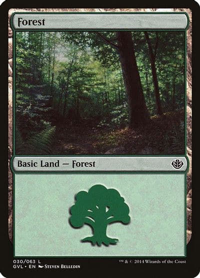 Forest 030 GVL Duel Decks: Anthology Magic card