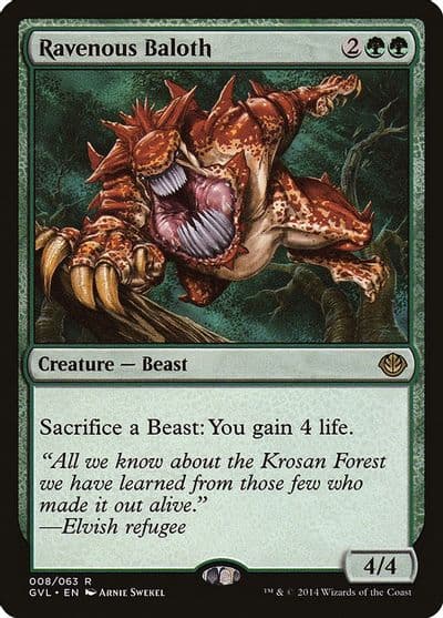 Ravenous Baloth Duel Decks: Anthology Magic card