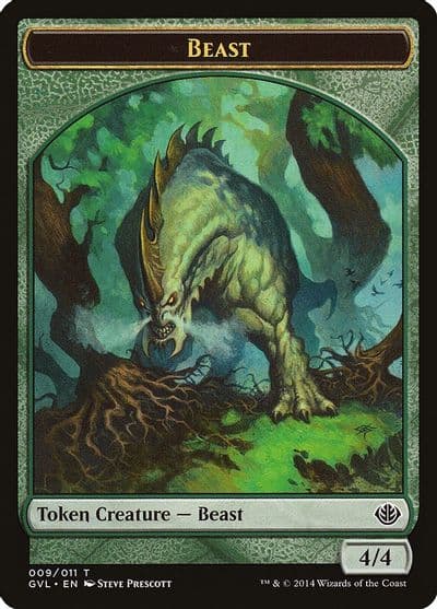 Beast Token 009 Duel Decks: Anthology Magic card