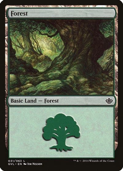 Forest 031 GVL Duel Decks: Anthology Magic card