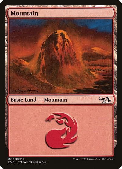 Mountain 060 EVG Duel Decks: Anthology Magic card