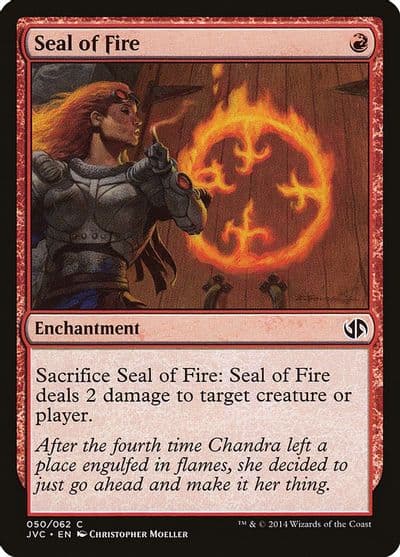 Seal of Fire Duel Decks: Anthology Magic card