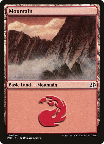 Mountain 059 JVC Duel Decks: Anthology Magic card