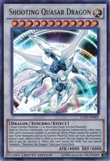 Shooting Quasar Dragon Legendary Collection 5D's Yu-Gi-Oh! card