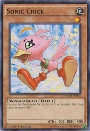 Sonic Chick Legendary Collection 5D's Yu-Gi-Oh! card