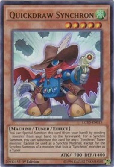 Quickdraw Synchron Legendary Collection 5D's Yu-Gi-Oh! card