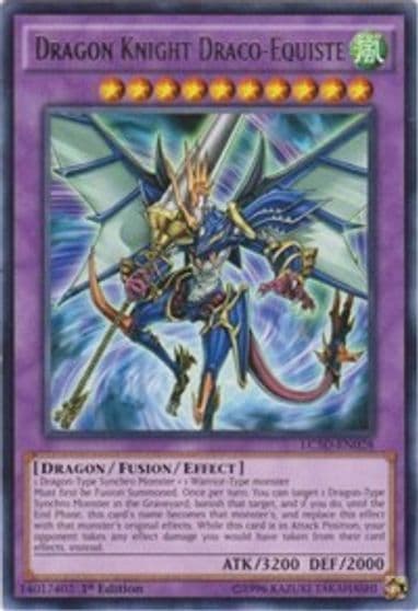 Dragon Knight Draco Equiste Legendary Collection 5D's Yu-Gi-Oh! card