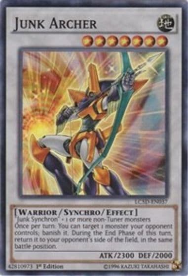 Junk Archer Legendary Collection 5D's Yu-Gi-Oh! card