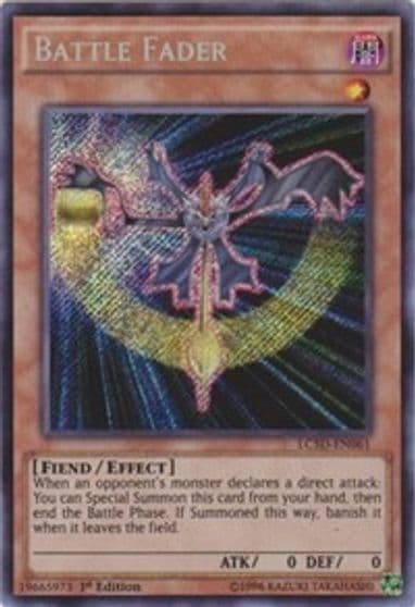 Battle Fader Legendary Collection 5D's Yu-Gi-Oh! card