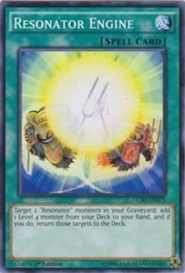 Resonator Engine Legendary Collection 5D's Yu-Gi-Oh! card