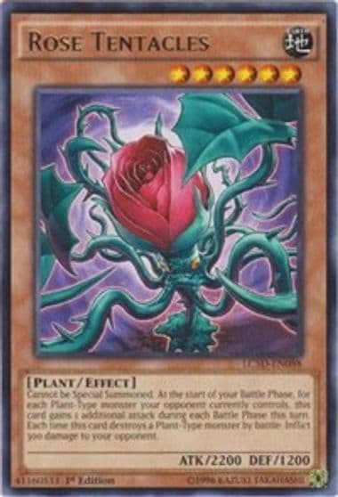 Rose Tentacles Legendary Collection 5D's Yu-Gi-Oh! card