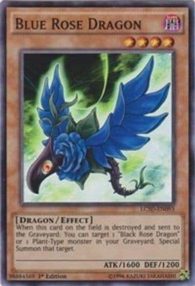 Blue Rose Dragon Legendary Collection 5D's Yu-Gi-Oh! card