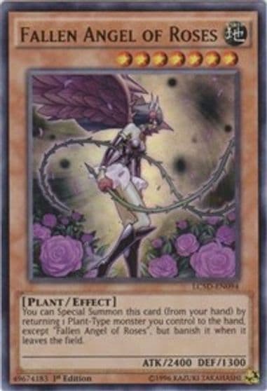 Fallen Angel of Roses Legendary Collection 5D's Yu-Gi-Oh! card