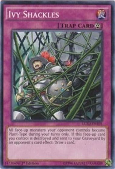 Ivy Shackles Legendary Collection 5D's Yu-Gi-Oh! card