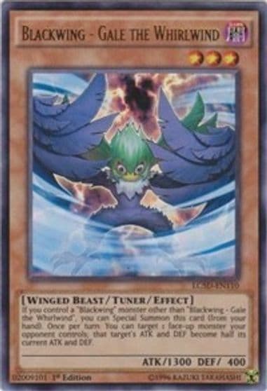 Blackwing Gale the Whirlwind Legendary Collection 5D's Yu-Gi-Oh! card