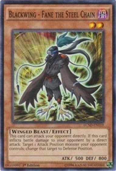 Blackwing Fane the Steel Chain Legendary Collection 5D's Yu-Gi-Oh! card
