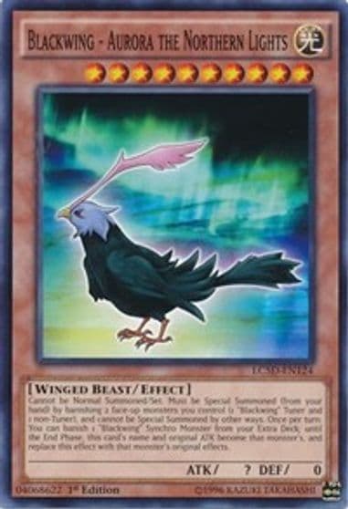 Blackwing Aurora the Northern Lights Legendary Collection 5D's Yu-Gi-Oh! card