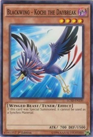 Blackwing Kochi the Daybreak Legendary Collection 5D's Yu-Gi-Oh! card