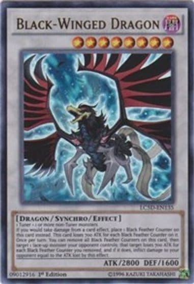 Black Winged Dragon UR Legendary Collection 5D's Yu-Gi-Oh! card