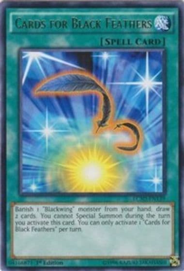 Cards for Black Feathers Legendary Collection 5D's Yu-Gi-Oh! card