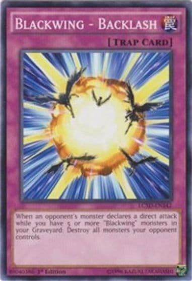 Blackwing Backlash Legendary Collection 5D's Yu-Gi-Oh! card