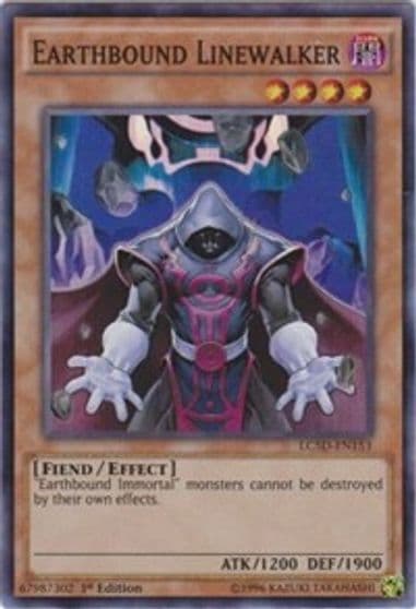 Earthbound Linewalker Legendary Collection 5D's Yu-Gi-Oh! card
