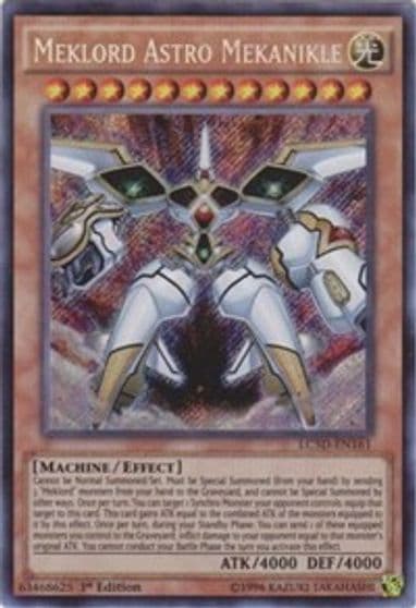 Meklord Astro Mekanikle Legendary Collection 5D's Yu-Gi-Oh! card