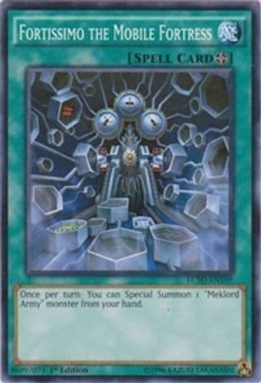 Fortissimo the Mobile Fortress Legendary Collection 5D's Yu-Gi-Oh! card