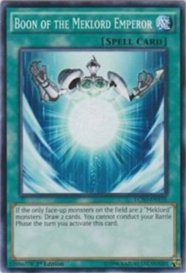 Boon of the Meklord Emperor Legendary Collection 5D's Yu-Gi-Oh! card