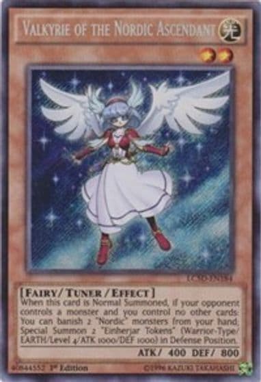Valkyrie of the Nordic Ascendant Legendary Collection 5D's Yu-Gi-Oh! card