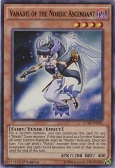 Vanadis of the Nordic Ascendant Legendary Collection 5D's Yu-Gi-Oh! card