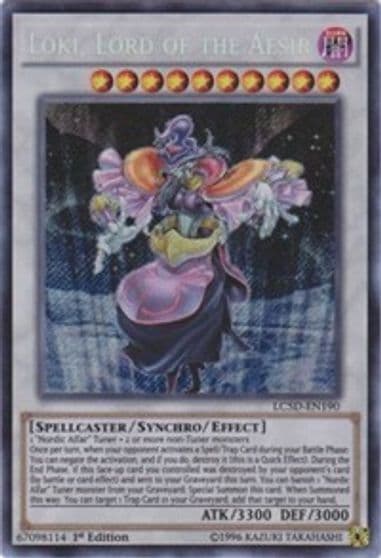 Loki Lord of the Aesir Legendary Collection 5D's Yu-Gi-Oh! card