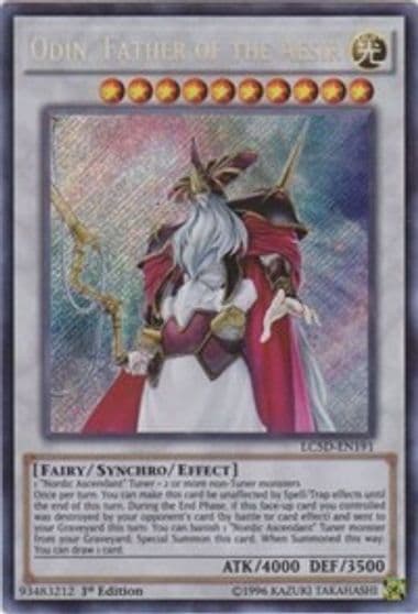 Odin Father of the Aesir Legendary Collection 5D's Yu-Gi-Oh! card