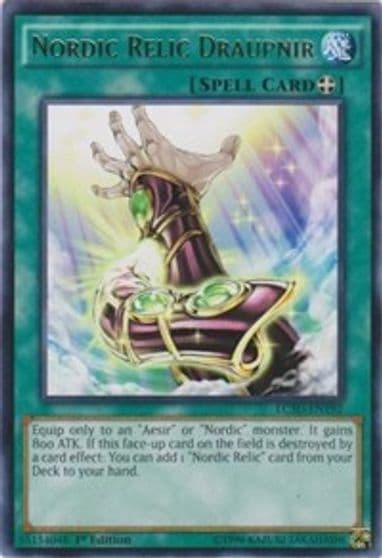 Nordic Relic Draupnir Legendary Collection 5D's Yu-Gi-Oh! card