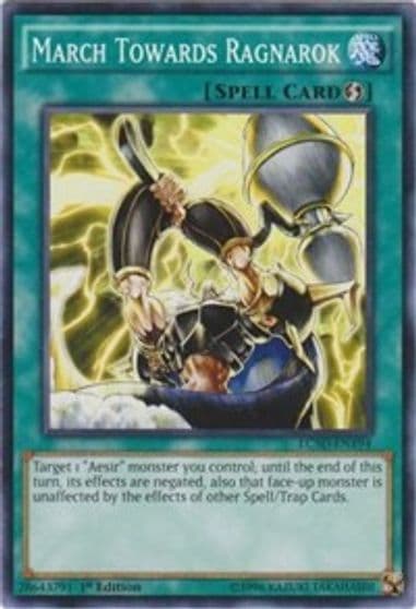 March Towards Ragnarok Legendary Collection 5D's Yu-Gi-Oh! card