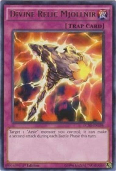 Divine Relic Mjollnir Legendary Collection 5D's Yu-Gi-Oh! card