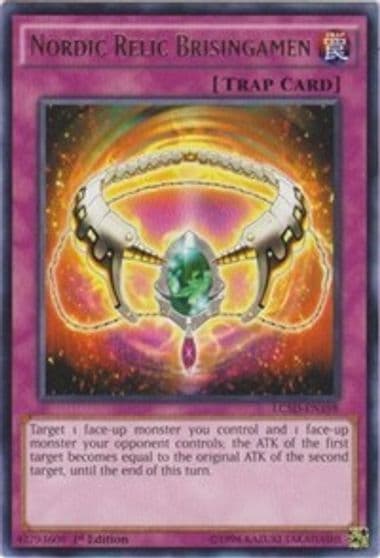 Nordic Relic Brisingamen Legendary Collection 5D's Yu-Gi-Oh! card