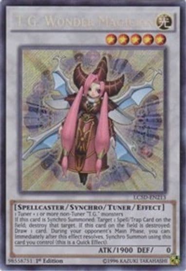 TG Wonder Magician Legendary Collection 5D's Yu-Gi-Oh! card