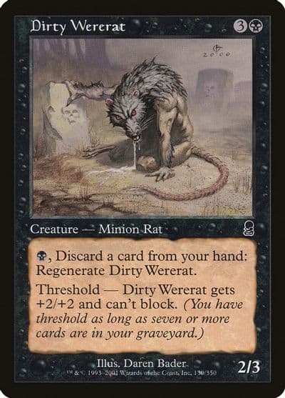 Dirty Wererat Odyssey Magic card