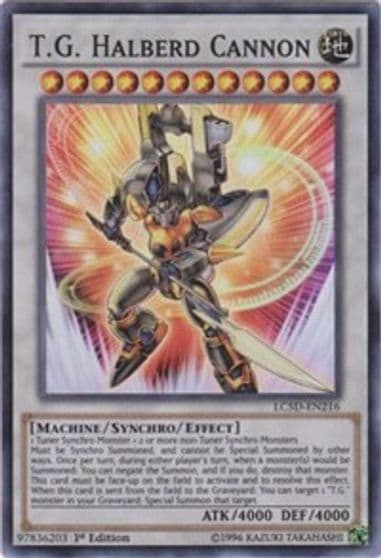 TG Halberd Cannon Legendary Collection 5D's Yu-Gi-Oh! card