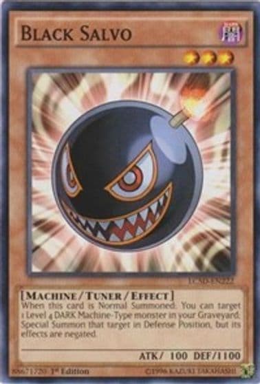 Black Salvo Legendary Collection 5D's Yu-Gi-Oh! card